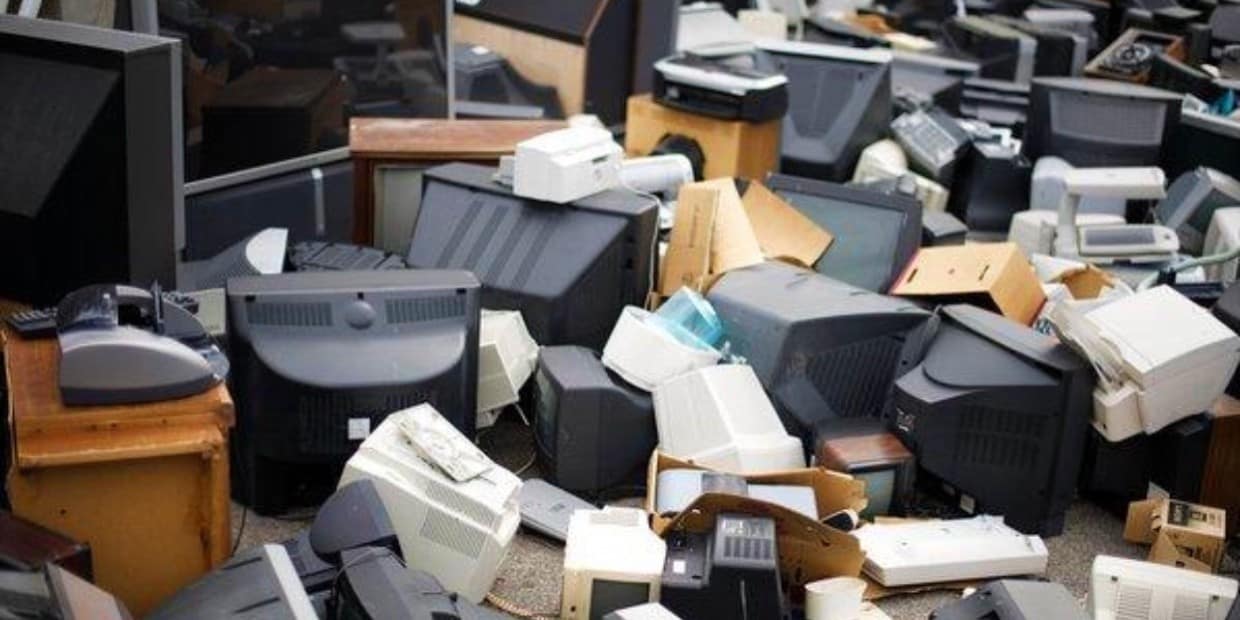 EWaste Recycling, TV Disposal, Vienna Ohio Happy Dumpster